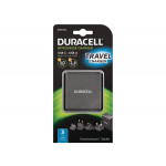Duracell 3A Type-C & 2.4A USB Travel charger, Black