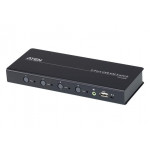 ATEN KVM switch CS724KM 4-port USB Boundless KM Switch (Cables included)