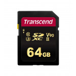 Transcend 64GB SDXC 700S (Class 10) UHS-II U3 V90 MLC paměťová karta, 285 MB/s R, 180 MB/s W
