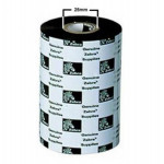 Zebra Resin Ribbon, 83mmx450m (3.27inx1476ft), 5100; Premium, 25mm (1in) core, 6/box