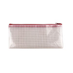 Zipová obálka Q-Connect, podlouhlá, červená