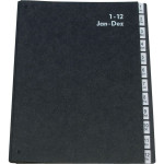 Třídicí kniha Q-Connect, A4, 1-12, černá