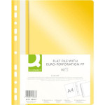 Závěs.plastové rychlovazače Q-Connect,A4,žlut,10ks