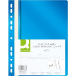 Závěs.plastové rychlovazače Q-Connect,A4,modr.10ks