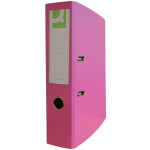 Pák.pořadač Q-C - A4, poloplast, 7,5 cm, růžový