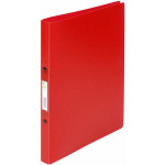 2krouž.pořadač Q-C - A4, 2,4 cm, červený, matný
