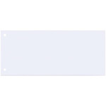 Papírové rozlišovače 1/3 A4 Q-Connect 100 ks, bílé