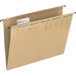 Závěsné desky Q-Connect, otevřené strany, přírodní