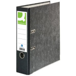 Pák.pořadač Q-C - A4,karton, 7,5, mramor, černý,ks