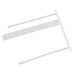 Archivační spony Q-Connect - Z-klip, 100 ks, bílé