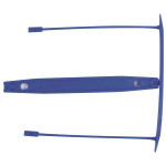 Archivační spony Q-Connect - E-klip, 100 ks, modré