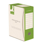 Archivační krabice Q-Connect,A4, bílozelená, 12 cm