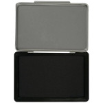 Razítková poduška Q-Connect, 11 x 7 cm, černá