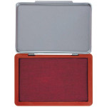 Razítková poduška Q-Connect, 11 x 7 cm, červená