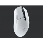 Logitech myš Gaming G305 optická 6 tlačítek 12000dpi - bílá - bezdrátová