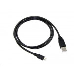 C-TECH Kabel USB 2.0 AM/Micro, 1m, černý