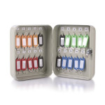 Skříňka na klíče Donau - 20 klíčů, šedá