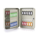 Skříňka na klíče Donau - 48 klíčů, šedá