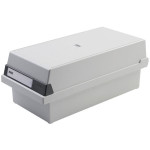 Kartotéka HAN A6,víko,177x140x360 mm,sv.šedá