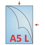 Zakládací obaly L - A5, 120 mic, čiré, 100 ks
