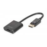 DIGITUS Převodník DisplayPort (1.4) na HDMI (2.0) 4K2K / 60Hz, HDCP 1.4 / 2.2, HDR10, černý