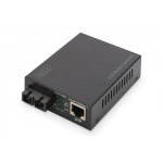 DIGITUS Professional Gigabit PoE media converter, RJ45 / SC, MM, PSE