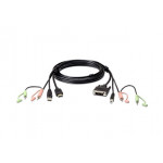 ATEN 1.8M USB HDMI to DVI-D KVM Cable with Audio