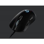 Logitech myš Gaming G403 Hero - 6 tlačítek/podsvícená/drátová/100 - 16 000 DPI/černá