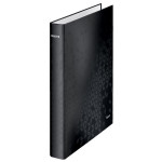 4kroužkový pořadač Leitz WOW - A4, 4 cm, černý