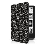 CONNECT IT Doodle pouzdro pro PocketBook 616/618/627/628/632, DOODLE ČERNÉ