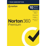 NORTON 360 PREMIUM 75GB +VPN 1 uživatel pro 10 zařízení na 1rok                            