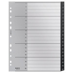 Plast.rozliš.Leitz RECYCLE-A4,eko.,sada 1-20,šedé