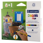 Pernamentní popisovač Centropen 2738, sada 8+1 ks