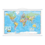 Mapa světa Franken - 97 x 137 cm, závěsná