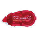 Lepicí roller Kokuyo, vyměnitelný, červený