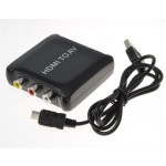 PremiumCord převodník HDMI na kompozitní signál a stereo zvuk