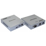 PremiumCord HDMI HDBaseT 4K extender na 100m, over IP, jeden vysílač na více přijímačů