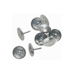 Kovové připínáčky, chromové, 100 ks