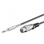 PremiumCord Kabel Jack 6.3mm-XLR M/F 6m