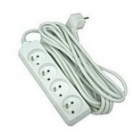 PremiumCord prodlužovací přívod 230V, 5m 4 zásuvky