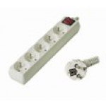 PremiumCord prodlužovací přívod 230V, 10m, 5 zásuvek, vypínač