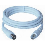 PremiumCord TV propojovací kabel M/F 75 Ohm 2m