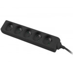 PremiumCord Prodlužovací přívod 230V 5m 5 zásuvek, černý