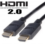 PremiumCord HDMI 2.0 High Speed + Ethernet kabel, zlacené konektory, 7,5m