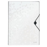 LEITZ Aktovka s přihrádkami  WOW, PP, bílá