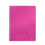LEITZ Blok  WOW A4, PP, linka, růžová