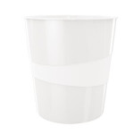 LEITZ Odpadkový koš  WOW, perleťová bílá