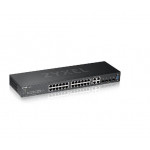 Zyxel GS2220-28, 28-port Managed Layer2+ Gigabit Ethernet switch, 24x Gigabit metal + 4x Gigabit dual personality (RJ45/