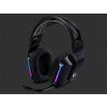 Logitech Headset G733 LightSpeed, bezdrátová RGB - černé