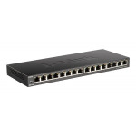 D-Link DGS-1016S 16-Port 10/100/1000Mbps Unmanaged Gigabit Ethernet Switch